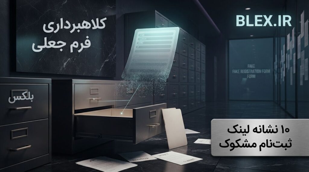فرم ثبت نام جعلی